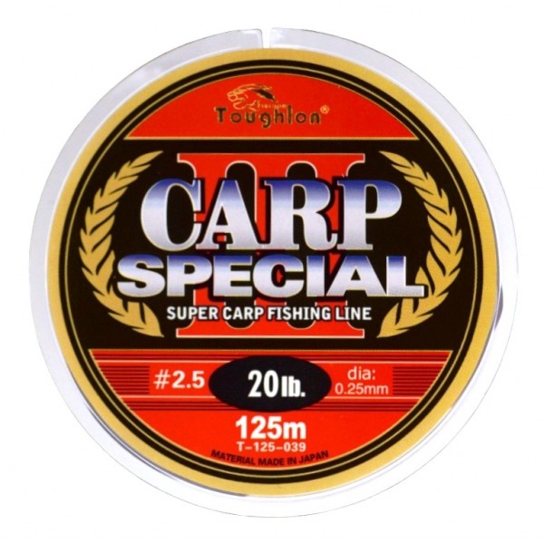 Леска на удилище, Toughlon Carp Special, 125м, сечение 0.25мм